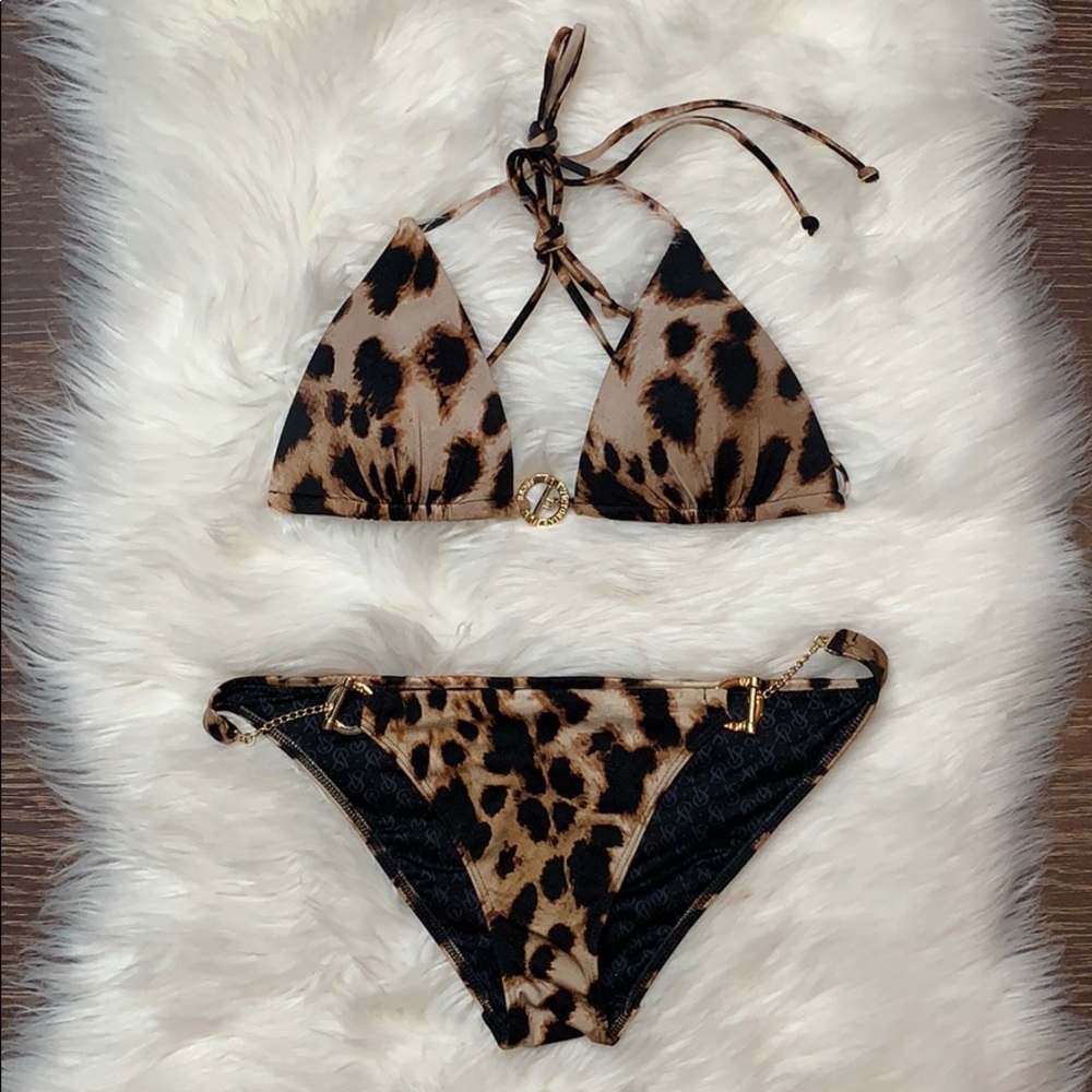 Victoria Secret leopard print small bikini set